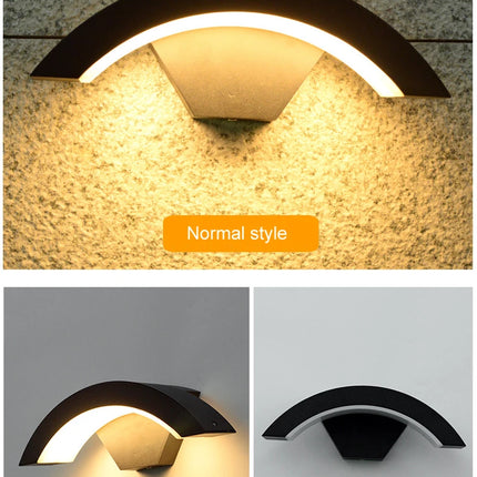 Intelligent Induction Wall Lamp Waterproof Porch Wall Light Outdoor PIR Motion Sensor Lamp Landscape Balcony Garden Corridor