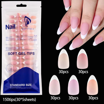 576pcs/Box Colorful Fake Nails Black Red Design