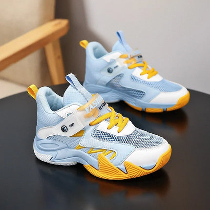 Kids Lightweight Breathable Sports Sneakers, Sizes 31-40 – Non-Slip Running Shoes for Boys & Girls