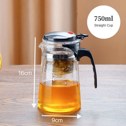 Tea Pot One-button Filtering Tea Separation Kettle Tea Coffee Maker