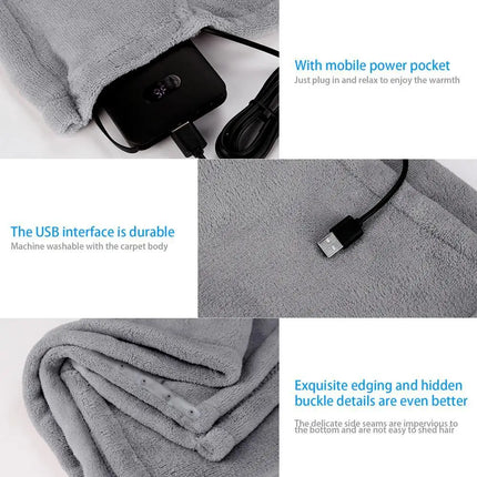 Machine Washable Electric Blanket USB 5V Warm Bed Heater Thermostat Electric Mattress Soft