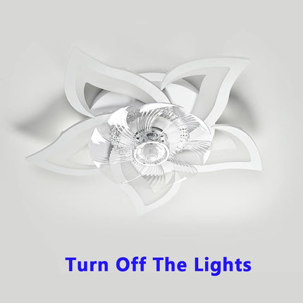 Remote control LED ceiling fan modern lamp with lamp remote control fan 69cm