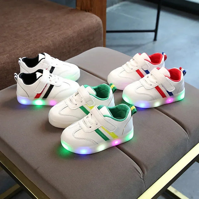 Children Led Shoes Boys Girls Lighted Casual Sneakers Glowing Shoes