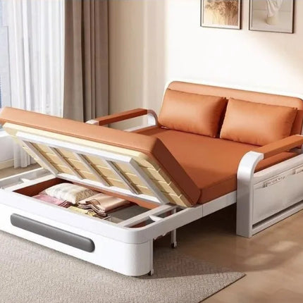 Fresh foldable home sofa fold bed