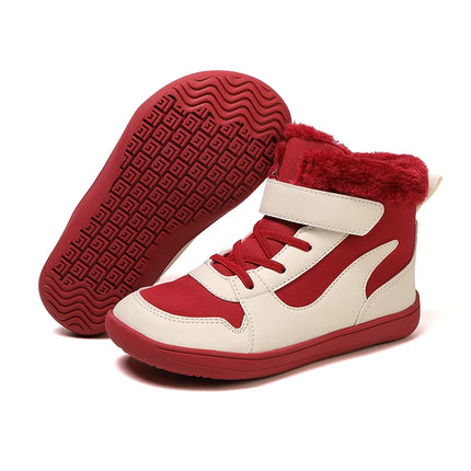 Kids Wide Toe Barefoot Snow Boots Boys/Girls Winter Minimalist Sneakers