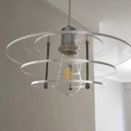 Hotel Lobby Restaurant Clothing Store Commercial Acrylic Decorative LED Chandelier Suitable for Living Room Bedroom Bedside