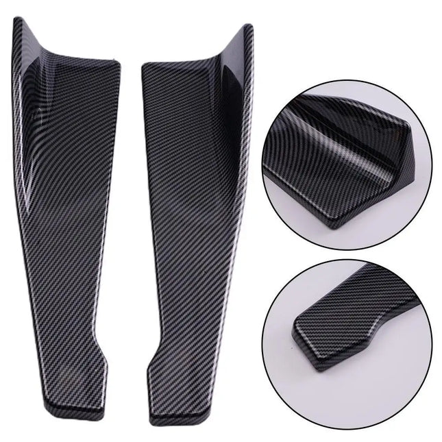 Car Front Rear Bumper Strip Lip Spoiler Diffuser Splitter Scratch Protector 48CM Length Universal For Audi BMW HONDA