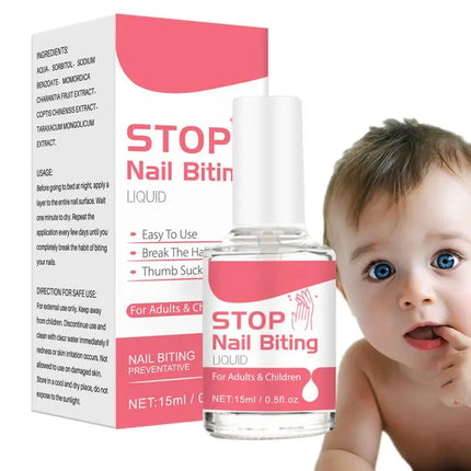 15ml Children Anti-biting Nails Bitter Nail Water No Bite Cuticle Not Nail Polish Biting Care Non-toxic Stop Eating Fingernails