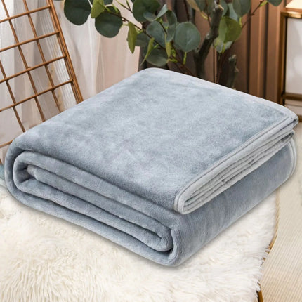 Blankets Single Twin Blanket For Bed, Full Size Fleece Throw Blanket, Warm
