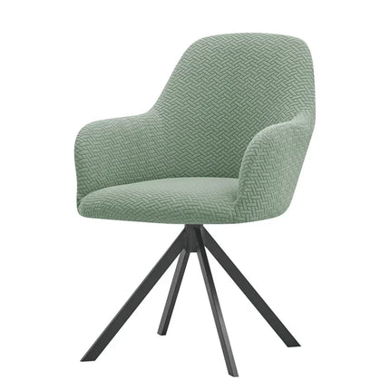 1/2/4/6pcs Elastic High Arm Dining Chair Covers Jacquard Office Chair Cover .