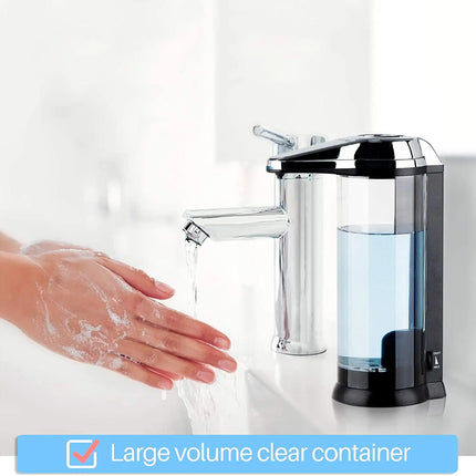 17oz / 500ml Premium Touchless Battery Operated Electric Automatic Soap Dispenser w/Adjustable Soap Dispensing Volume Control