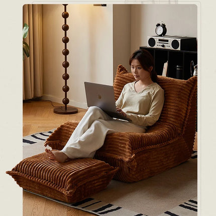 Lazy Person Sofa Can Lie And Sleep Caterpillar Sofa Balcony Tatami Net Red Bedroom Living Room Single Leisure Sofa