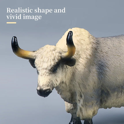 Farm Animal Models - Bull Milk Cow Poultry Educational Action Figures for Children's Cognitive Learning Collection