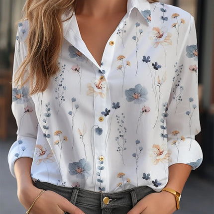 Elegant Shirt Women Fashion Temperament  Blouse Long Sleeve Shirt Women New Casual Shirt