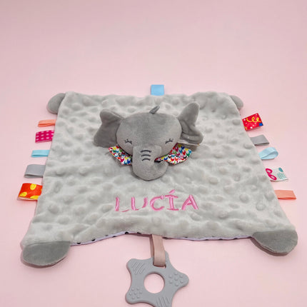 Personalized Baby Blanket Newborn Stroller Sleeping Dolls Custom Blanket With Name Soft Plush Soother Appease Towel Cover Gift