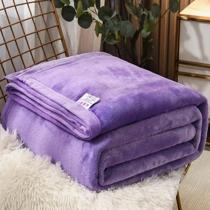 Flannel Fleece Microfiber Throw Blanket, Luxury Lightweight Super Soft Warm