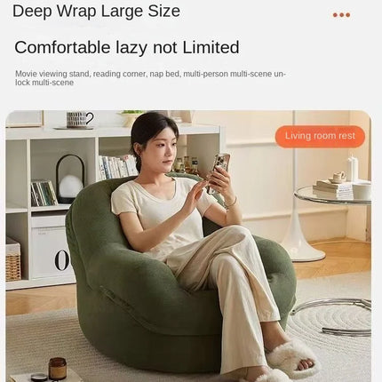 X&D Lazy Sofa Leisure Small Bedroom Living Room Balcony Single Person Reclining Or Sleeping Nest Sofa Internet Famous New Model