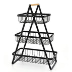 3 Tier Black