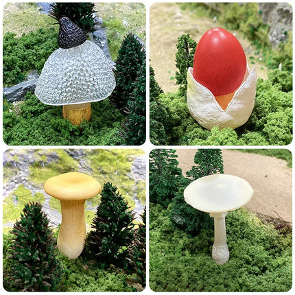 Mini Mushroom Matsutake Oyster Garden Landscape Miniatures Diy