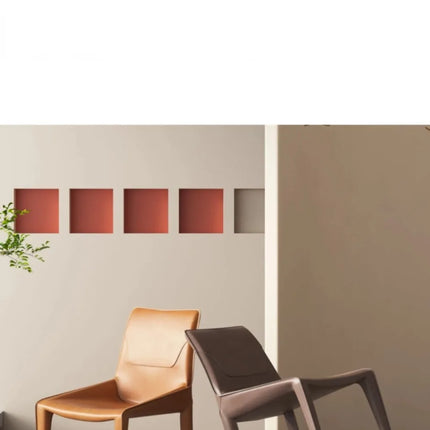 Leather Meeting Sedentary Dining Chair Luxury Backrest Comfortable Simple Dining Chair Hotel Restaurant Cadeiras Home Furniture