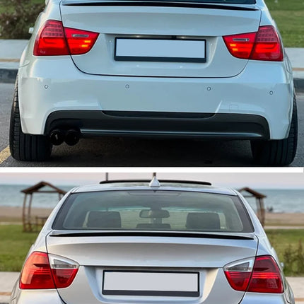 For BMW Accessories Serie 3 E90 320i 320d 2004 2006 2007 2008 2009 2010 2011 M Tuning Sedan Car Rear Trunk Spoiler Wing lip