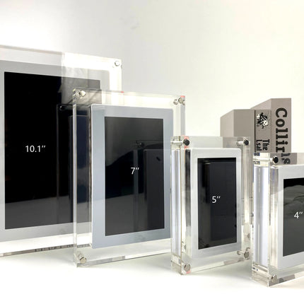 5inch Acrylic Picture Motion Frame Cuttest Gift -4G Memory Volume button/ Speaker Inside / Type C Cable
