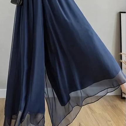 New Loose Versatile Elastic Waist Fashion Elegant Pant Skirt