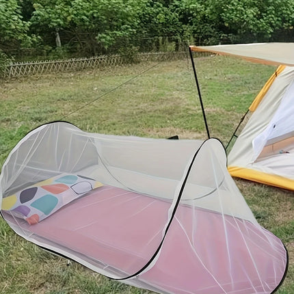 1pc Portable Foldable Outdoor Camping Mesh Mosquito Net - Ultra-Lightweight, Compact, Easy Setup, Breathable, Anti-Mosquito
