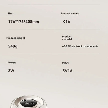 6.8L large capacity humidifier USB Double spray Home dormitory office bedroom desktop with small night light