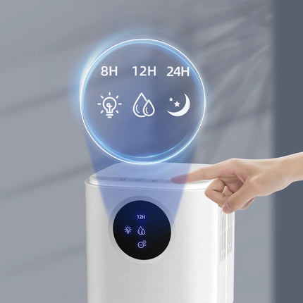 Small Dehumidifier Home Air Dyer Large Capacity Indoor Moisture Remover Bedroom Office Silent Air Purification 1.7L Dehumidifier