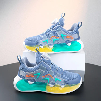 Childrens Sport Shoes Fashion Boys Running Leisure Mesh Comforthable Outdoor Kids Casual Tennis Shoes Breathable Sneakers