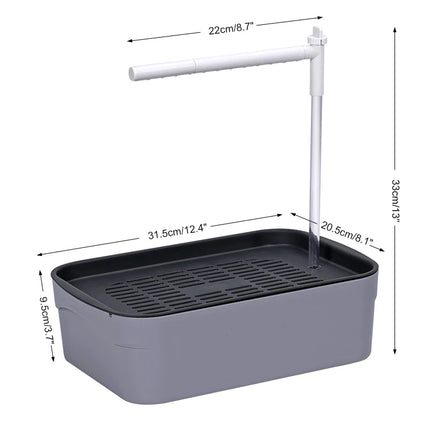 Automatic Parrot Bird Bath Tube Parrot Shower Electric Circulating Faucet Pet Bird Shower Parakeet Bathing Fountain