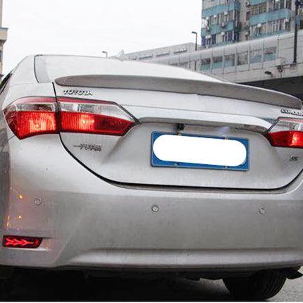 2Pcs LED Rear Bumper Reflector Lamp Driving Warning Light Brake Stop Light Turn Signal Light For Toyota Corolla Altis 2014-2018