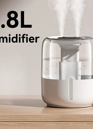 6.8L large capacity humidifier USB Double spray Home dormitory office bedroom desktop with small night light
