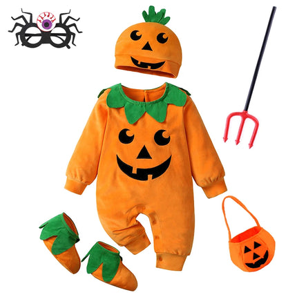 Baby Girls Boys Halloween Costume Sets Long Sleeve Cosplay jumpsuit