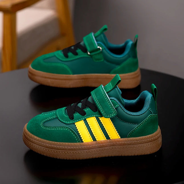 Children Casual Sneakers New Black Soft Bottom Girls Boys German Training Shoes