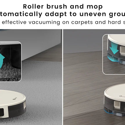 LEFANT M1 Robot Vacuum Cleaner with Mop,Lidar navigation (LDS), 4000Pa, 4000 mAh Battery, App/Alexa Control,Ideal for Hard Floor