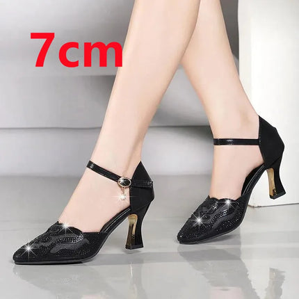 quality beige hollow out patent leather high heel shoes for office career lady black pumps