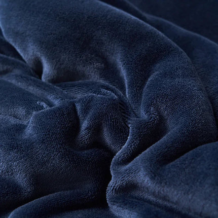 Winter Warm Blanket Mechanical Wash Double Layer Queen Blankets for Beds