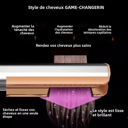 2-in-1 Hair Straightener and Dryer Combo