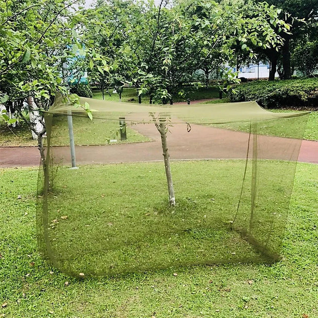 Summer Lightweight Outdoor Camping Sleeping Mesh Tent Camping Net Mesh Portable Square Foldable Mosquito Control Mosquito Net