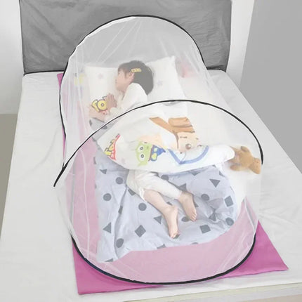 with encrypted mesh and adjustable mosquito net Single dormitory camping mosquito net, installation free, foldable and portable,