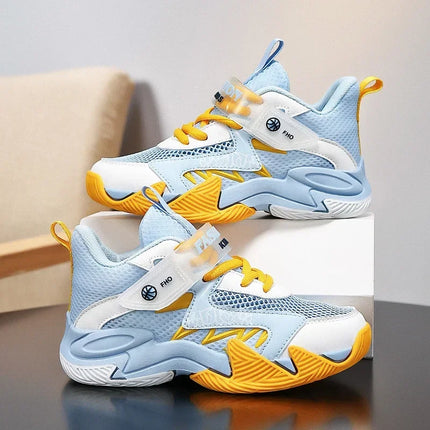 Kids Lightweight Breathable Sports Sneakers, Sizes 31-40 – Non-Slip Running Shoes for Boys & Girls