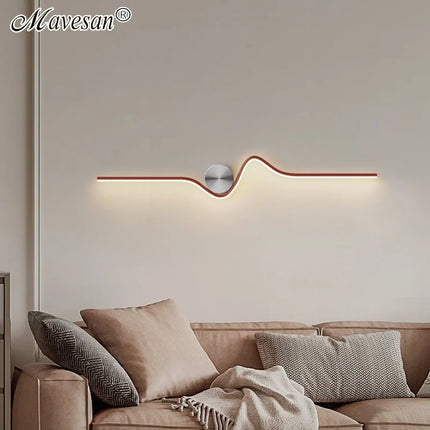 Living Room Wall Lamp Modern 2023 New Creative Aisle LED Background Wall Bedroom Bedside Lamp Home Decor Lighting Fixtures