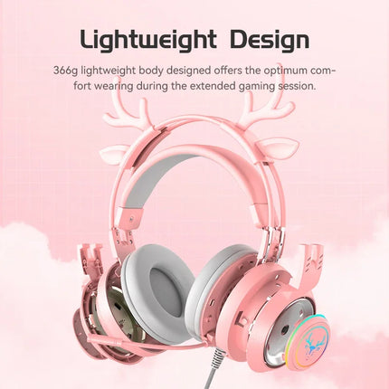 G25 Wired Gaming Headphones Noise Reduction Over-Ear Portable Audio Waterproof Plastic Material for Gaming Comfort