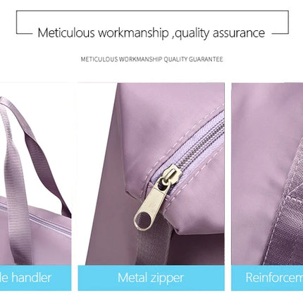 Carry On Travel Duffle Bag Nylon Waterproof Sports Gym Tote Bags for Women Large Capacity Storage Luggage Handbag