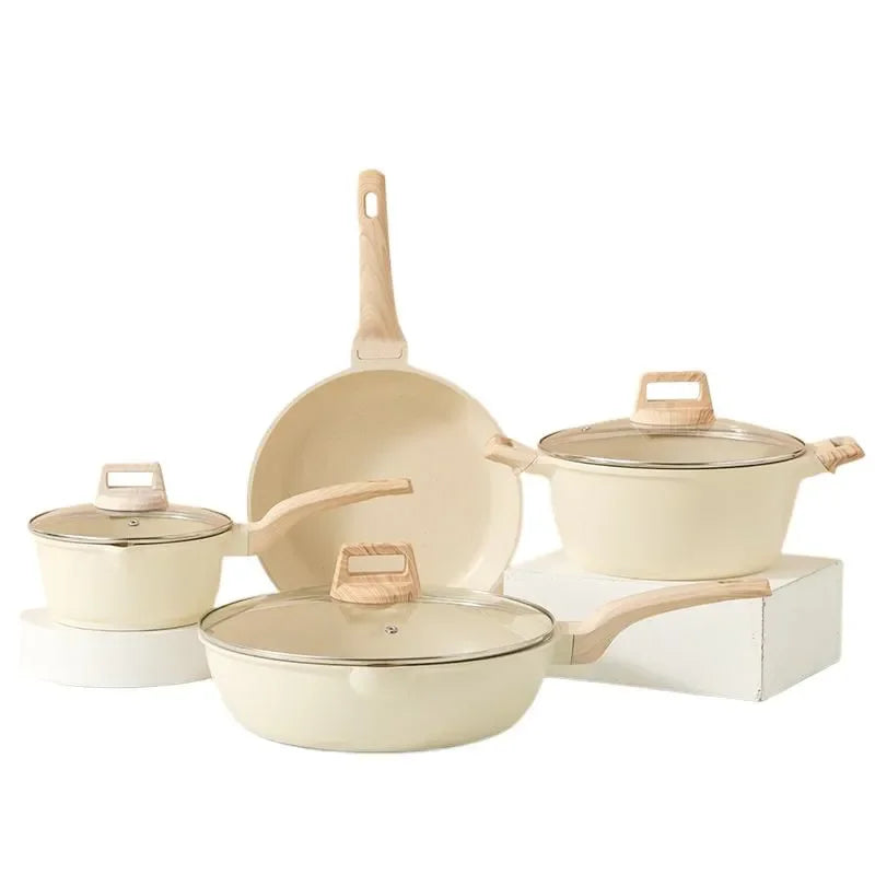 Non-Stick Frying Pan Set Maifan Stone Kitchen