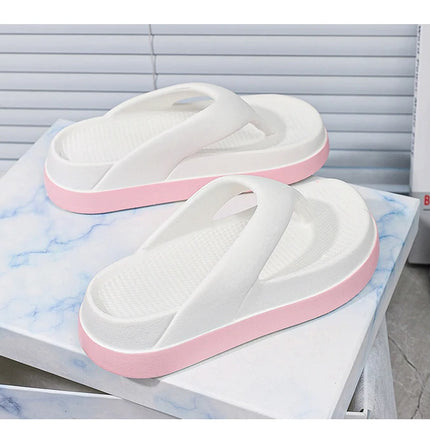 Woman flip flops Popular Design Shoes 2024 trend Casual Platform Sandals non-slip Outdoor slippers Unique features Flat sandals
