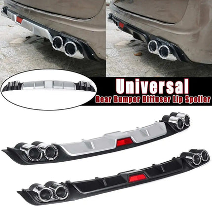 Universal 118cm/128cm Rear Diffuser Bumper Lip Spoiler Car Rear Spoiler Diffuser For VW Golf For BMW for Mercedes Benz