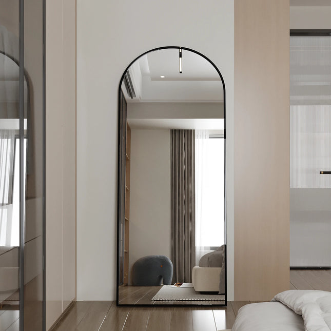 1800x800mm tempered glass full length mirror floor mirror hanging vertical or tilted bedroom mirror wall mounted mirror